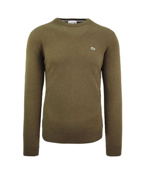 Lacoste Wollmenschengrüner Pullover