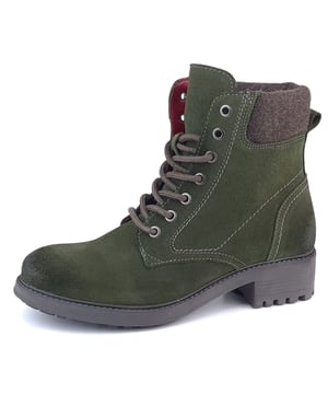 Frank James Warwick is a Real Suede Womans Leather Lace Up Ladies Boots with Block Heel. Availble in 5 colours. High quality suede.