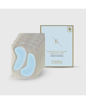 The Hyaluronic Acid & Collagen Hydrogel Eye Pads are a luxurious skincare treatment designed to hydrate, nourish, and plump the skin around the eyes. These eye pads are part of a range of products offered by Erth Skin London, a brand focused on providing high-quality skincare solutions. Each pack contains five pairs of eye pads, offering a total of ten applications.

Key Features:
Luxurious 30-Minute Treatment: Each pair of eye pads provides a 30-minute hydration treatment, making them perfect for pre-makeup application, special events, or as a weekly self-care ritual.
Pioneering Formula: The eye pads are infused with a unique blend of ingredients including Hyaluronic Acid, Collagen, Algae Extract, and three natural extracts high in antioxidants. This combination is designed to deeply hydrate and nourish the skin.
Hyaluronic Acid (Sodium Hyaluronate): Known for its ability to hold moisture 1000 times its own weight, sodium hyaluronate penetrates deep into the skin layers to hydrate at a cellular level. This ingredient is particularly beneficial for aging skin, as it can restore some of the natural moisture lost over time.
Collagen: Another key component, collagen works to replenish the skin's natural supply, enhancing its appearance by increasing volume and reducing the appearance of fine lines and wrinkles.
Additional Antioxidants: The formula also includes green tea leaf extract, natto gum, mulberry extract, and ginkgo biloba leaf extract, all of which offer protective benefits against environmental stressors and promote overall skin health.
Usage Instructions:
To use these eye pads, apply each one to the underside of the eye, leaving them in place for 10-15 minutes. After removing the pads, gently massage in any remaining serum to ensure maximum absorption. It's recommended to use these eye pads weekly for optimal results.

Ingredients List:
The eye pads contain a carefully selected mix of ingredients including water, glycerin, propylene glycol, carrageenan, phenoxyethanol, collagen amino acids, betaine, saccharomyces cerevisiae extract, rhodiola rosea root extract, pentylene glycol, panthenol, gold nanoparticles, glucose, potassium chloride, potassium sorbate, ethylhexylglycerin, mica, and various colorants.