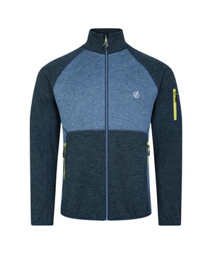 Polyester. Gewebe: angeraute Fleece-Innenseite, Jerseyware, Mesh-Rücken, Stretch. Design: Kontrast Detail, Logo. Gewebetechnik: Atmungsaktiv. Saum: Mit Stretch. Hoch geschnitten. Langärmlig. Bündchen: Mit Stretch. Taschenart: Eine Tasche am Ärmel, Zwei Seitentaschen, Reißverschluss. Durchgehender Reißverschluss. Nachhaltigkeit: Aus recyceltem Material. S: 96,52 cm. M: 102 cm. L: 107 cm. XL: 112 cm. XXL: 121,92 cm. 3XL: 129,54 cm.