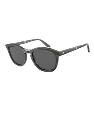 Giorgio Armani Mannen Zonnebril AR8170-5964B1 - Materiaal: Acetaat - Kleur frame: Grijs - Afmetingen: 133/00/130 mm (Diameter lens / Brug formaat / Lengte veren)