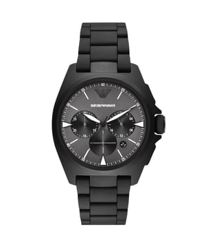 Emporio Armani AR11412 - Reloj para hombre cuarzo acero inoxidable• material: acero inoxidable• cristal: minèral• pulsera: acero inoxidable• correa: negro• resistencia al agua: 50 m (5 ATM)• tamaño de la caja: 42 mm