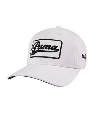 Puma Graphic Logo White Verstellbare Herren -Greenkeeper -Kappe 908356 05