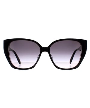 Las gafas de sol Alexander McQueen Cat Eye Womens Black Grey Gradient AM0284S son el punto de encuentro entre la innovación y la elegancia. Estas gafas de sol redefinen las gafas de lujo gracias a su montura geométrica y atrevida elaborada con materiales de alta calidad. Encarnando la estética característica de la marca, la elegante silueta se acentúa con intrincados detalles metálicos, mostrando la inigualable atención al detalle de McQueen. Las lentes degradadas no sólo ofrecen una excelente protección UV, sino que también añaden un toque de misterio y atractivo a cualquier conjunto. Eleva tu estilo con las gafas de sol Alexander McQueen AM0284S, el accesorio definitivo para quienes se atreven a destacar entre la multitud.