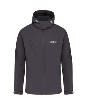 Heren softshell jas van het merk Ballin Est. 2013. De jas is gemaakt van hoogwaardig polyester en elastaan, en heeft een normale pasvorm. Het softshell materiaal zorgt ervoor dat de jas wind- en waterdicht is. De elastaan zorgt dat de stof ook rekbaar is, dit zorgt voor hoog draafcomfort.  Modelnaam: Softshell Hooded JasCategorie: heren jasMaterialen: polyester, elastaanKleur: antraciet grijs