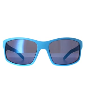 Smarty Wrap Unisex Matte Light Blue Coloured Design Blue X2125  Sunglasses Boost your sporty style with SMARTY Designer Sunglasses model X2125C, ideal for both men and women seeking fashion and functionality. These wrap-shaped sunglasses feature a sleek matte blue plastic frame, accented by vibrant, colorful patterned arms, and blue mirrored lenses for superior UV protection and reduced glare. The X2125C model combines eye-catching design with all-day comfort, perfect for any outdoor adventure. Available at an incredible discount from the regular retail price, these designer sunglasses offer unmatched quality and value. Upgrade your eyewear collection with SMARTY and enjoy top-tier design and performance for less.
