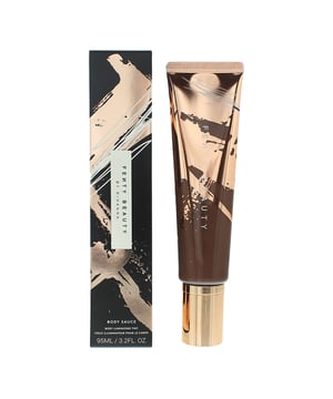 Fenty Beauty Body Sauce Luminising Tint is a lightweight formula that blends in to the skin, leaving you looking sunkissed with a healthy-looking glow. The luminising tint contains Babassu Oil and Vitamin E. It is also transfer resistant.