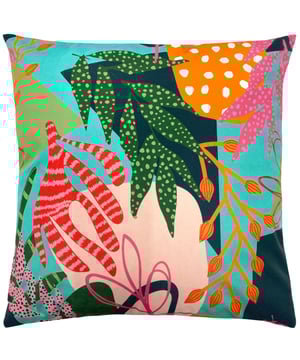 Bold, brave, vivid, the Coralina outdoor cushion would make a statement in any outdoor space, mix with other printed accessories and bold colours to emphasise the maximalist vibe, or layer up with neutrals to make a statement.