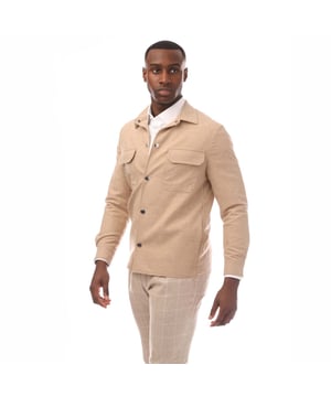 Boss P-Carper Overshirt.- Point collar.- Full-length sleeves and buttoned cuffs.- Button-down fastenings.- Two flap pockets on the chest.- Curved hemline.- Relaxed-fit. Material: 39% Wool, 33% Polyester, 14% Viscose, 13% Polyamid, 1% Elastane. Ref: 50504501131.