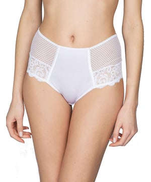 Wacoal Lisse Brief High Rise Lined Knickers Full Brief  Embroidered Lingerie : Clothing, Shoes & Jewelry