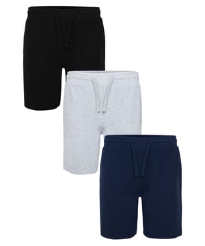 Unwind in ultimate comfort with this three pack of textured cotton pyjama shorts from Threadbare. These shorts are made from a soft touch cotton waffle fabric, feature an elasticated waistband with adjustable drawcords that make them comfy and easy to wear, and have two handy side pockets. Whether you plan on sleeping in them or relaxing on the sofa, these loungewear shorts are ideal.