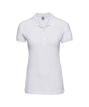 95% Katoen, 5% Lycra. Stof: Piqué, zachte touch. Ontwerp: Eenvoudig. Bevestiging: Trek aan de achterkant. Manchet: Ribbel. Mouwtype: Korte mouwen. Halslijn: Slanke Bladkraag, Omgeslagen Kraag. 4 knoopsplit, visgraatband, lange lengte, parelmoeren knopen, genaaide schouders, zijsplitten, getapete hals, getapete schouders. Lengte: Lang. Geschikt voor: Slank. 210gsm. Duurzaamheid: Amfori, Better Cotton Initiative, BSCI, Fair Labor Association, Oeko-Tex Standaard 100 gecertificeerd.