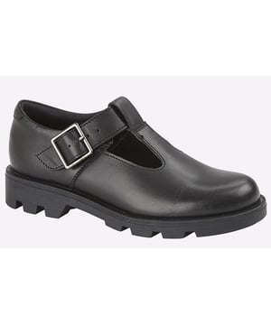 A comfortable and classic choice for school style, these Grace school shoes from Roamers feature a premium leather upper, classic silhouette, and durable leather upper.- Leather upper
- Buckle closure
- Memory foam footbed
- TPR Sole