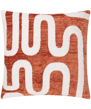 Furnish your sofa or bed with the beautifully crafted Vardan cushion. Featuring a simple yet modern geometric design, the woven boucle detail is sewn onto a textured chenille-jacquard face. Complete with a linen-look reverse, the mixed textures of this cushion will sit well in any contemporary home. Size:45 cm x 45 cm