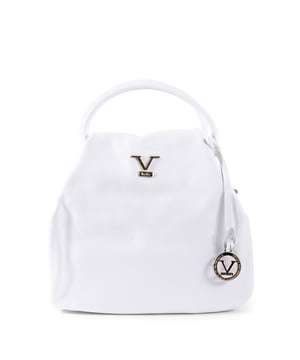 By: V Italia - Detail: V10312 DOLLARO BIANCO - Colour: White - Composition: 100% LEATHER - Measures: 30x25x12 cm - Made: ITALY