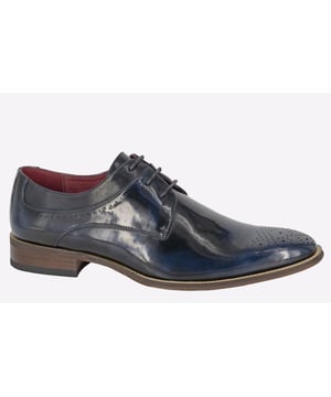 Be sure to stand out from the crowd with these must have formal dress shoes from Goor. Designed to give your everyday smart attire a aboost in charater and comfort whilst being able to be paired with a pair of jeans or a suit.
- Synthetic upper
- lace closure
- Cushioned footbed
- Leather lining
- Slight raised heel
- Durable rubber outsole