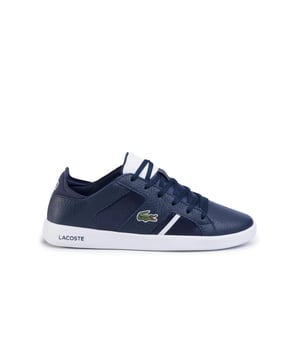 These trainers embody Lacoste's iconic design and offer unparalleled comfort for your everyday activities. 

The Novas 120 1 SMA trainers feature a sleek navy blue leather upper that exudes a sense of elegance and versatility. The premium materials used ensure durability, while the perforated detailing adds a touch of breathability.

Designed with Lacoste's signature attention to detail, these trainers showcase a low-top silhouette for a contemporary look. The lace-up closure allows for a secure and personalized fit, while the padded collar and cushioned insole provide exceptional comfort throughout the day.

The Lacoste crocodile logo on the side adds a touch of authenticity and reflects the brand's timeless heritage. The contrast white midsole and outsole not only provide a stylish contrast but also offer reliable traction and grip on various surfaces.

Whether you're heading to the gym, running errands, or meeting up with friends, these trainers effortlessly elevate your style. Pair them with jeans and a casual t-shirt for a laid-back yet sophisticated look, or dress them up with chinos for a more refined ensemble.

Experience the perfect fusion of style and comfort with the Lacoste Novas 120 1 SMA Men's Navy Blue Trainers. Embrace the modern and sophisticated appeal of these trainers, which are crafted with quality and attention to detail that Lacoste is renowned for. Step out with confidence and embrace the versatility and timeless charm of these iconic navy blue trainers.