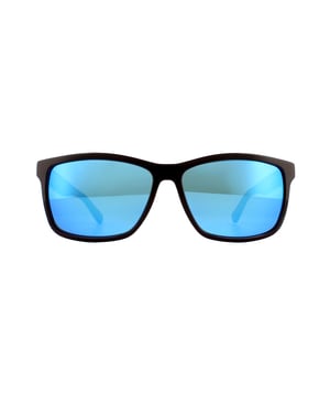 Lacoste Sunglasses L705S 234 Brown Blue Blue are a classic rectangular style with some nice touches of colour from Lacoste with the iconic alligator logo at the temples.
