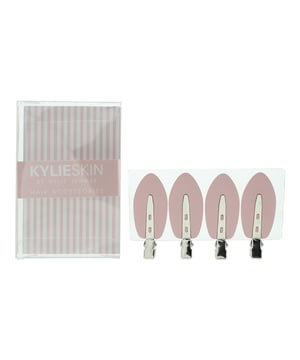 The Kylie Skin Hair Clips 4pcs by Kylie Jenner are a stylish and functional accessory set designed to elevate your haircare and beauty routine. These four chic, lightweight hair clips are perfect for sectioning hair while applying skincare or makeup, ensuring your hair stays in place without leaving creases or dents. With their sleek design and soft grip, they are gentle on all hair types and can also be used for casual styling.