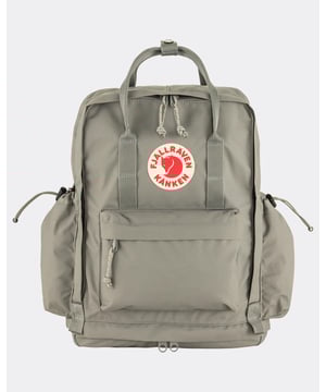 Unisex Kånken Outlong
Introducing a new member of the Kånken family – a slightly more spacious version of everyone’s favourite backpack. In addition to the classic Vinylon fabric, front pocket and Kånken aesthetics, Kånken Outlong has a zippered compartment in its base, large side pockets, and webbing attachment points that can be used for bike lights or other items. The sleeve pocket in the main compartment has a padded base for a laptop and a seat pad. Perfect for commuting, hiking and other outdoor activities. 

Made of Vinylon.  
Sleeve pocket in main compartment with padded base for a laptop and seat pad. 
Zippered compartment in base.
Padded shoulder straps and back panel both with airmesh plus a chest strap.
Inside compartment, Open side pocket(s), Zippered inside pocket(s), Zippered outside pocket(s)
100% Vinylon
do not wash
do not dry clean
do not tumble dry
do not bleach
do not iron
Clean with soft brush and lukewarm water

F23200251