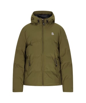 Dit jack met capuchon is ideaal voor koude dagen en heeft een volledige ritssluiting aan de voorkant en een geïsoleerd ontwerp voor maximale warmte. Met twee zakken met ritssluiting in de taille en verstelbare trekkoorden bij de capuchon biedt hij zowel stijl als functionaliteit. De hoge kraag biedt extra bescherming, waardoor hij perfect is voor avonturen bij koud weer.  winterjas