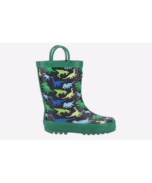 Inspiriert von den matschigen Herbstwegen der Cotswold-Region kommt dieser verspielte Gummistiefel für Kinder. Ein spielerischer Stil mit benutzerfreundlichen Tragegriffen. Ideal, um ihn mitzunehmen, wenn sich das Wetter ändert.
- Vollständig wasserdichtes Gummi-Obermaterial
- Einfache Anzieh- und Tragegriffe
- Verspielte, lustige Drucke zieren das Obermaterial
- Großes geprägtes Charakteremblem
- Doppelt dichtes, tonales Bündchen und Rand