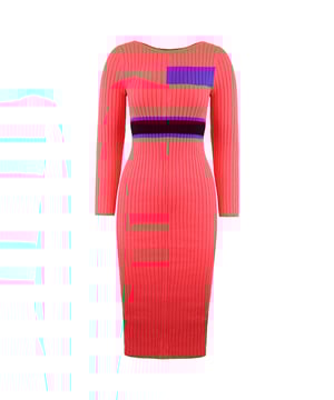 Armani Exchange Vestido Jersey Rosa Azul Negro 3GYA1C YMN2Z 5420