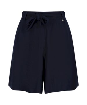 75% Viskose, 25% Leinen. Stoff: Coolweave, Denim-Look, Garment Washed, Leinen. Muster: Logo, Einfarbig. Taschen: 2 Gesäßtaschen. Stoff-Technologie: Atmungsaktiv, Weich. Bindegürtel. Länge: Oberhalb des Knies. Taille: Papiertüte.