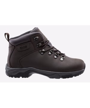 Leren wandelschoen van Cotswold Shoes met Mir-Tex waterdichte technologie. De voering is een ademend, waterdicht membraan dat je de extra zekerheid geeft dat je voeten altijd droog blijven. Antislip en oliebestendige energieterugverende zool.