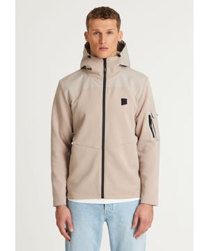 Das Lion Mix ist eine Regular Fit Sweatjacke mit Reißverschluss und gewebter Struktur. Ausgestattet mit einer Nylon-Kapuze, Seitentaschen mit Reißverschluss, einer Ärmeltasche und signature CHASIN'-Details.