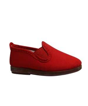 Espadrilles Flossy Pamplona Slip On de Lona Roja para Niños 55_Rojo