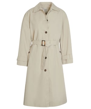 45% Polyester, 39% Baumwolle, 8% Nylon, 8% Polyurethan; Pepe Jeans Mantel; Modell: PL401762 910GRAYED; Hochwertige Verarbeitung; Klassischer Kragen; Knopfleiste; Zwei Taschen auf der Vorderseite; Abnehmbarer Gürtel; Pepe Jeans Logo Details
