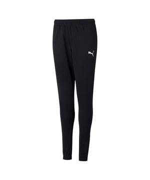 Especificaciones: Pantalón confeccionado con tecnología dryCELL que ayuda a mantener la piel seca y expulsa la humedad y el sudor. Cintura elástica ajustable con cordón interno, bolsillos laterales y logo Puma estampado en la pierna izquierda. Puños elásticos y cremalleras en los tobillos.Corte: Regular