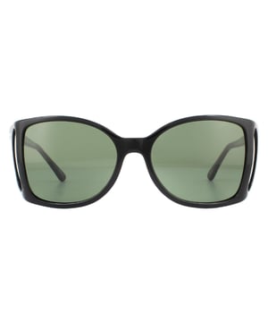 Persol Sunglasses PO0005 95/31 Black Green were once called 'glacier glasses', this design features four lenses that wrap around to provide full protection from the sun at every angle. Meflecto temples and the lightweight frame guarantee comfort and typical Persol styling with the silver arrow ensures brand recognition.