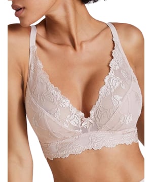 Aubade Softessence Bralette. Offers comfortable support in an entirely embroidered braid fabric. This product is recommended as hand wash only.