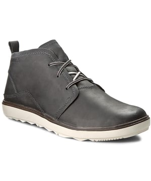 Merrell Around Town Chukka Lace-Up Grey Smooth Leather Womens Boots J02060