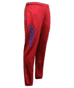 Asics Mens Sigma Sweat Pants Track Bottoms Joggers Pink Red 2015XZ 084L