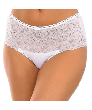 Braguita estilo slip Playtex.
Color Blanco
Parte delantera superior con bordado de flores, para un estilo ultra femenino y refinado.
Detalle de lazo en la parte superior.
Tejido cómodo y transpirable.
Costuras vistas a tono.

Composición:  84% Poliamida , 16% Elastano

Lavar a temperatura máx.40º.
- No usar lejía.
- No usar secadora.
- No planchar.
- No lavar en seco.