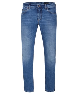 100% katoen; Dolce & Gabbana-jeans;  Model: GYJCCD G8CU2 S9001 16;  Hoogwaardige afwerking;  100% katoen;  normale pasvorm;  Sluiting: knoop, ritssluiting;  Klassieke '5-pocket'-stijl;  riemlussen;  Dolce & Gabbana-logodetails