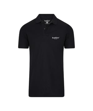 Heren polo van het merk Ballin Est. 2013. De polo's van Ballin Est. 2013 zijn gemaakt van 100% biologisch katoen, en hebben een normale pasvorm. Het zachte katoen zorgt voor een heerlijk draagcomfort.  Modelnaam: Basic PoloCategorie: heren poloMaterialen: biologisch katoenKleur: zwart