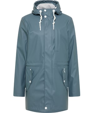 keine Füllung  Schlechtwetter-Genie! Ob Regen oder Wind, der Regenparka, der gleichzeitig auch als Übergangsjacke fungiert, ist von ICEBOUND designt und lässt Sie garantiert nicht im Stich. Gefertigt aus einem wasserdichten Obermaterial sind es die versiegelten Nähte, der verdeckte Reißverschluss und die große Kapuze, die den funktionalen Allrounder ausmachen. Für besonders angenehmen Tragekomfort sorgt ein weiches Jersey-Innenfutter in Melange sowie eine innen liegende Taillenkordel. Zwei seitliche Eingrifftaschen, eine Innentasche und die Brusttasche mit Reißverschluss runden den Style gekonnt ab. Genießen Sie die Natur, auch wenn das Wetter mal nicht mitspielt.  Regenmantel