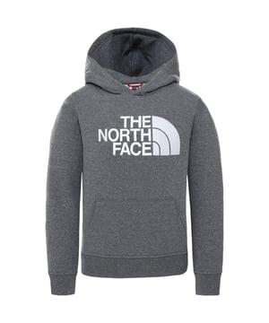 The North Face Unisex Kinder Drew Peak Hoodie.     
Gesticktes Logo auf der Vorderseite.     
Handwärmertaschen im Känguru-Stil und eine stylische Kapuze.     
Kapuzenpullover mit Kängurutasche.     
Gerippter Saum und Manschetten.     
Dieser Kapuzenpulli ist perfekt zum Wandern oder Entspannen das ganze Jahr über.