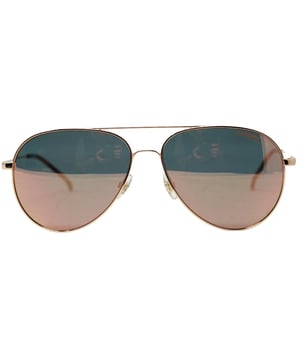 Carrera 2031T DDB 0J Rose Gold Sunglasses. Lens Width = 58mm, Nose Bridge Width = 14mm, Arm Length = 145mm. Carrera Rose Gold Sunglass. Branded Sunglasses Case and Cleaning Cloth Included. 100% Protection Against UVA & UVB Sunlight and Conform to British Standard EN 1836:2005. Carrera 2031T DDB 0J Sunglasses