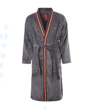 Luke 1977 is, without a doubt, the go-to brand if you\'re after a well-crafted, witty and masculine item. Finished with the signature Luke Lion logo, you\'re looking at one of the UK\'s top contemporary menswear brands.The Saint Dressing Gown Robe is perfect to add a touch of luxury to your everyday. Crafted from a super soft and cosy coral fleece fabric. Featuring a wrap front design with a belt tie, two large patch pockets and Luke\'s iconic tri-colour trim tape. Finished with the iconic lion embroidery on the chest.Regular Fit, Polyester Coral Fleece, Wrap Front Design, Belt Tie Waist, Twin Lower Front Pockets, Large Patch Pockets, Iconic Tri-colour Trim Tape, Luke 1977 Branding. Style & Fit:Regular Fit, Fits True to Size. Composition & Care:100% Polyester, Machine Wash.