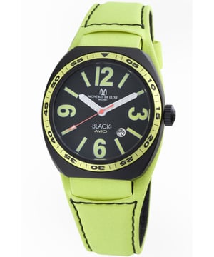 Montres de luxe: reloj negro avio para hombre