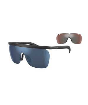 Giorgio Armani Mannen Zonnebril AR8169-504255 - Materiaal: Acetaat - Kleur frame: Zwart - Afmetingen: 52/21/140 mm (Diameter lens / Brug formaat / Lengte veren)