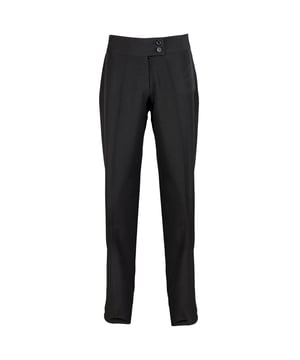 Diepe taillebandbroek. Ritssluiting aan de voorzijde. Kruis over de tailleband met 2-knoopsluiting. Zonder zakken voor een flatterende pasvorm. Recht been. Coördinaten met het beauty- en spa-assortiment. Ideaal ook als algemene uniforme broek. Stof: 100% Polyester Duidelijke Weefstof met Inherente Rekmogelijkheden. Gewicht: 185gsm. Taille (te passen) 8 - 23", 10 - 25", 12 - 27", 14 - 29", 16 -31", 18 - 33", 20 - 35", 22 - 37", 24 - 39".. Normale 31" (79cm) en Lange 34" (86cm) Been.
