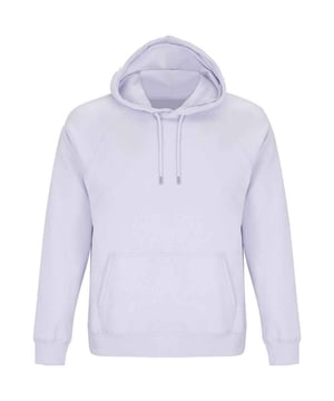 Materialzusammensetzung (%): 80% Bio-Baumwolle, 20% Recyceltes Polyester. Gewebe: angeraute Fleece-Innenseite. GSM (Gramm pro Quadratmeter): 280. Design: Unifarben. Kapuzenmerkmale: mit Kordelzug, Gepolstert. Saum: Elastisch. Halbmondförmige Rückenpasse, Metall-Ösen, Größenetikett ohne Markennamen. Gewebetechnik: OCS Standard (Bio-Produkt). Bündchen: Elastisch. Mit Kapuze, verklebt. Langärmlig, Raglanärmel. Taschenart: Beuteltasche. Zum Überziehen.