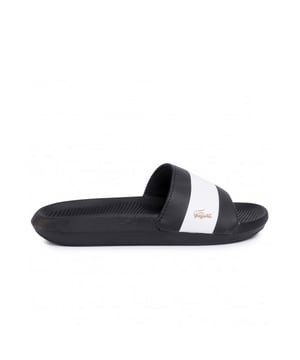 Lacoste Croco Slide 120 3 SlipOn Zwart Synthetisch Vrouwen Slippers 39CFA0036 312