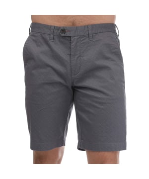 Button and zip fly fastening.Angled front pockets.Welt back pockets with button fastening.Belt loops.Geometric print.